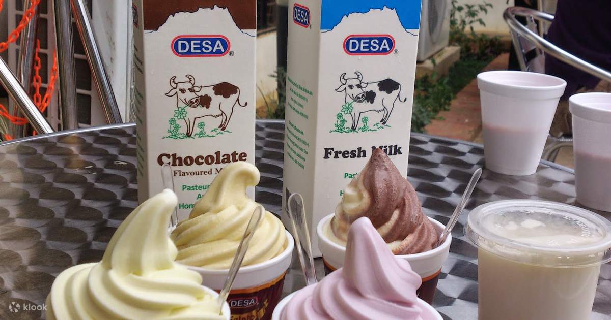 Desa Dairy Cattle Farm and Poring Hotspring Tour with Lohan Paragliding